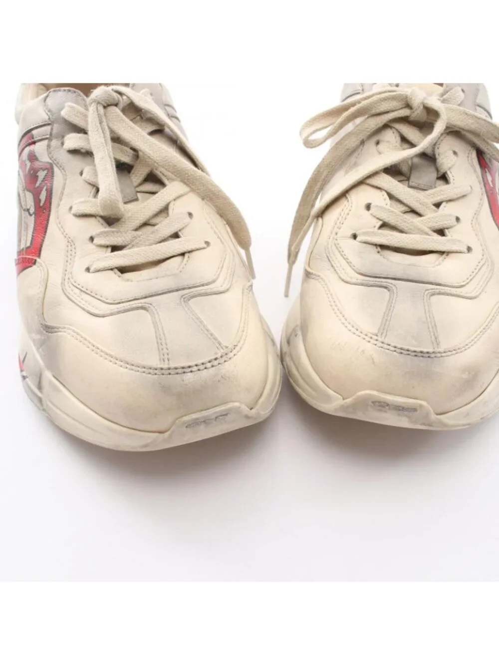 Gucci Sneakers Ryton Mouse Print Distressed Leather